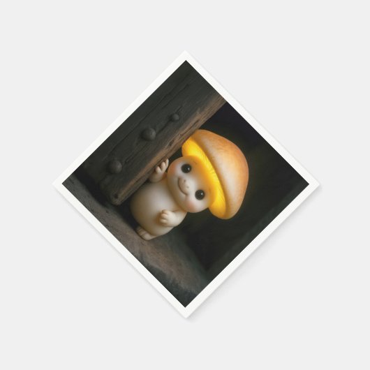 Glowing Mushroom Munchkin Serviette (Ecke)