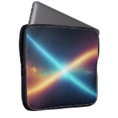 Glowing Space Cosmic Light Abstract Sci-Fi Laptopschutzhülle (Vorne Rechts)