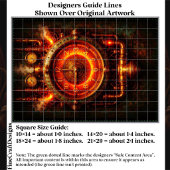 Glowing Steampunk Industrial Clock FG8 Decoupage Seidenpapier