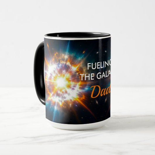 Glowing Supernova Energy Cosmic Space Science Tasse (Vorderseite Links)