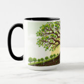 Glowing Tree of Life with Clean Power Now Tasse (Links)
