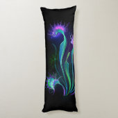 Glowing Venus Flytrap Seitenschläferkissen (Rückseite (Vertikal))