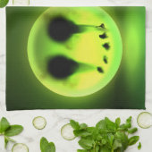 Glowmoji-Kochwäsche Geschirrtuch (Gefaltet)