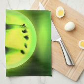 Glowmoji-Kochwäsche Geschirrtuch (Viertel Falte)