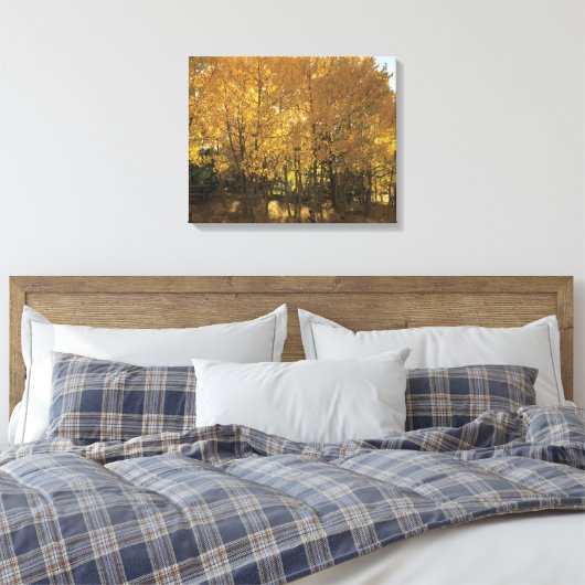 Glows Aspen Trees Wilkerson Pass Colorado Leinwanddruck (Insitu (Schlafzimmer))