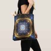 Glows Blue Fraktal Energy Tasche (Von Nahem)