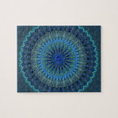 Glows Blue Mandala Puzzle (Horizontal)