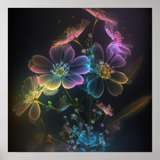 Glows Bouquet Poster