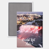 Glows Bridal Veil Falls Magnet (Vorderseite/Rückseite)