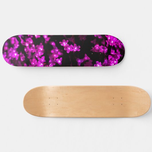 Glows Cherry Blossom Skateboard Deck (Horizontal)