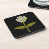 Glows Daisy Blume Cork Untersetzer (Linke Seite)
