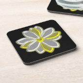 Glows Daisy Blume Cork Untersetzer (Linke Seite)