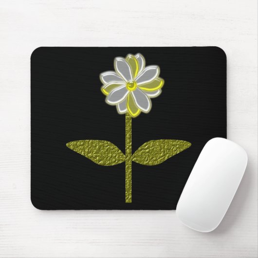 Glows Daisy Blume Mousepad (Mit Mouse)