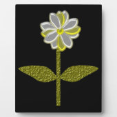Glows Daisy Blume Plaque Fotoplatte (Vorderseite)