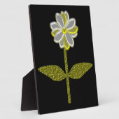Glows Daisy Blume Plaque Fotoplatte (Seite)
