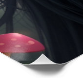 Glows Dragon Fairy Art Poster (Ecke)