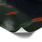 Glows Dragon Fairy Art Poster (Ecke)