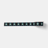 Glows Eyes Blue Alien Satinband (Vorderseite)