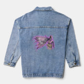 Glows Fairy Fantasy Art Molly Harrison Jeansjacke (Rückseite)