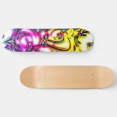 Glows Graffiti Skateboard (Horizontal)