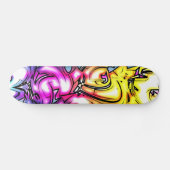 Glows Graffiti Skateboard (Horizontal)