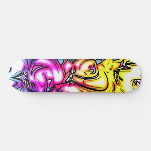 Glows Graffiti Skateboard (Horizontal)