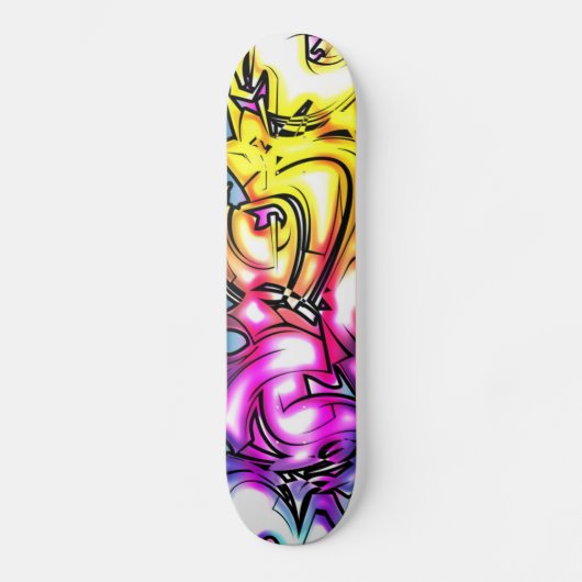 Glows Graffiti Skateboard (Vorderseite)