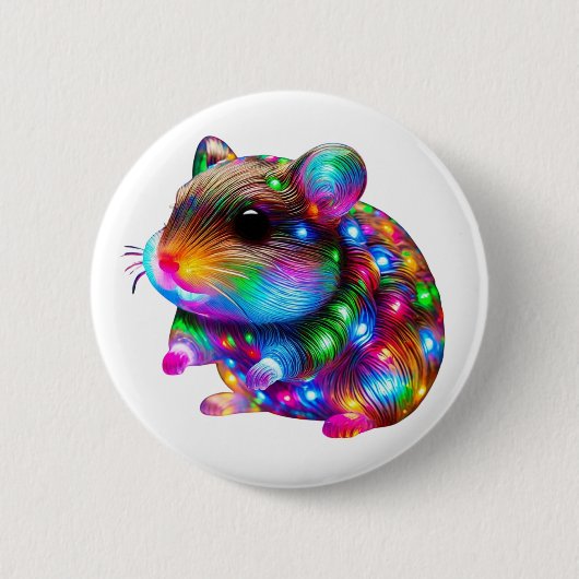 Glows Hamster Button (Vorderseite)