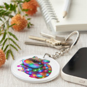 Glows Hamster Schlüsselanhänger (Vorderseite rechts)