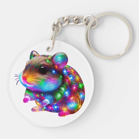 Glows Hamster Schlüsselanhänger (Rückseite)