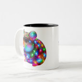 Glows Hamster Zweifarbige Tasse (Vorderseite Links)