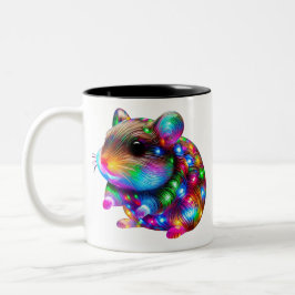 Glows Hamster Zweifarbige Tasse