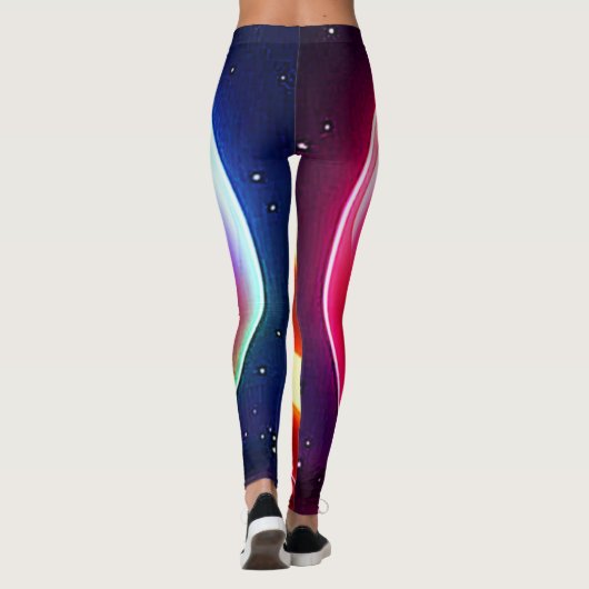 Glows Happy Orb Emoji Leggings (Rückseite)