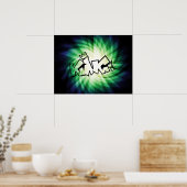 Glows King Graffiti Poster (Küche)