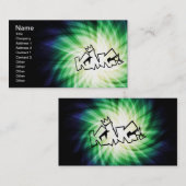 Glows King Graffiti Visitenkarte (Vorne/Hinten)