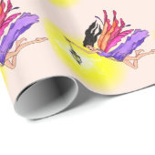 Glows Lantern Fairy Geschenkpapier (Rolleneckpunkt)