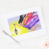 Glows Lantern Fairy Rechteckiger Aufkleber (Umschlag)