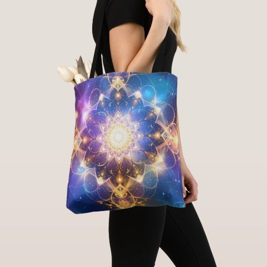 Glows Lotus Mandala Art Tasche (Von Nahem)