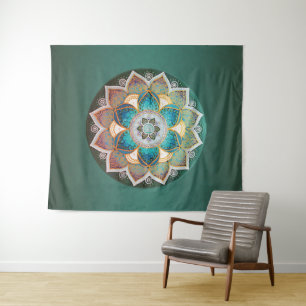 Glows Mandala - Tapestry Wandteppich