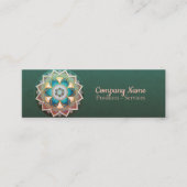 Glows Mandala - Visitenkarte, Preis Tag (Vorderseite)