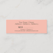 Glows Mandala - Visitenkarte, Preis Tag (Rückseite)