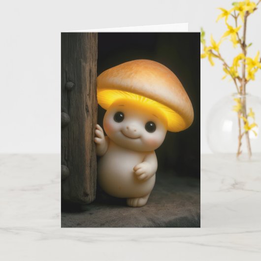 Glows Mushroom Munchkin Karte (Gelbe Blume)
