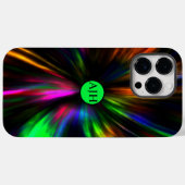 Glows Neon Art Monogram Psychedelic Trendy Case-Mate iPhone Hülle (Rückseite (Horizontal))