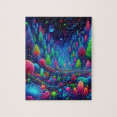 Glows Neon Forest Puzzle (Vertikal)