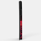 Glows Neon Red Letter A Case-Mate iPhone Hülle (Hinten/Rechts)