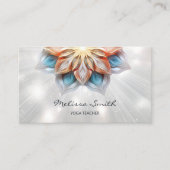 Glows Pastel Colors Mandala Visitenkarte (Vorderseite)