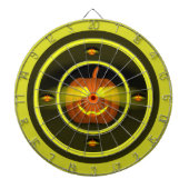 Glows Pumpkin - Dartscheibe (vorne)
