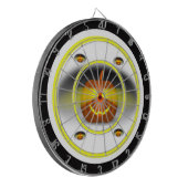 Glows Pumpkin - Dartscheibe (Vorderseite Links)