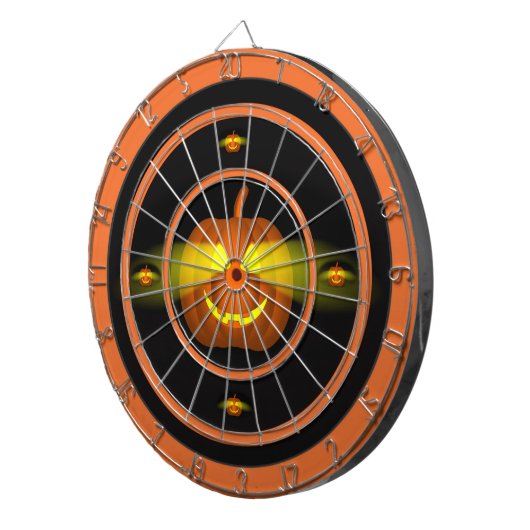 Glows Pumpkin - Dartscheibe (Vorderseite rechts)