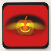 Glows Pumpkin - Getränkeuntersetzer (Vorderseite)